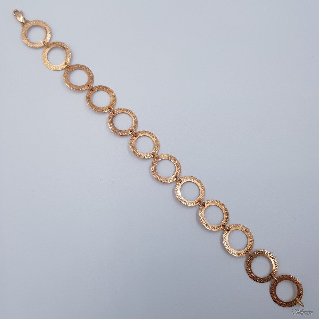 Auksinė apyrankė AA89; 18,5 cm 1 Auksinė apyrankė AA89; 18,5 cm 1