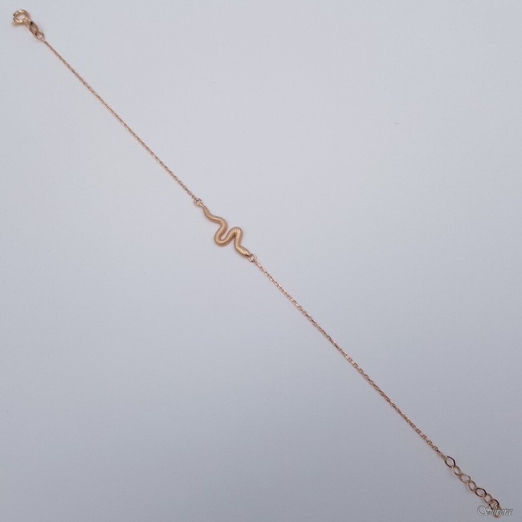 Auksinė apyrankė AA279; 17-19 cm 1