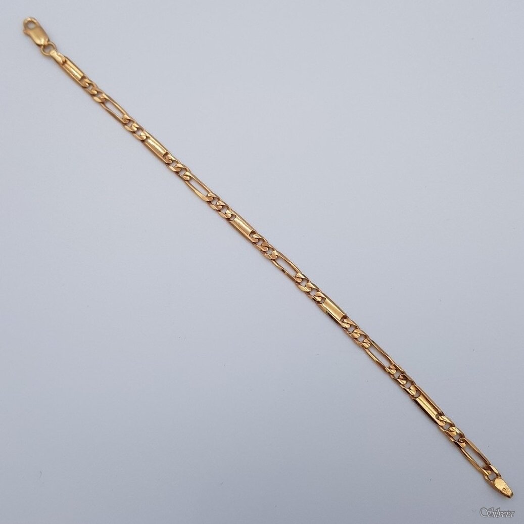 Auksinė apyrankė AA102; 19 cm 1