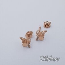 Auksiniai auskarai su cirkoniais AE191