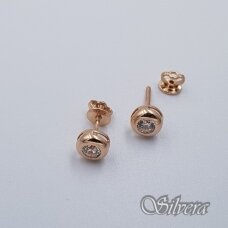 Auksiniai auskarai su cirkoniais AE199