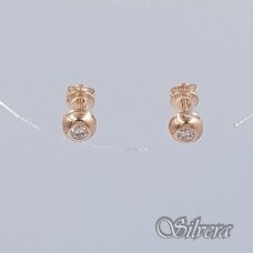 Auksiniai auskarai su cirkoniais AE200