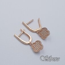 Auksiniai auskarai su cirkoniais AE239