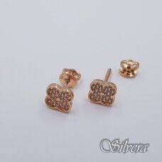 Auksiniai auskarai su cirkoniais AE417