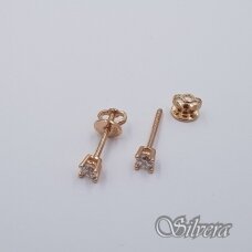 Auksiniai auskarai su cirkoniu AE418