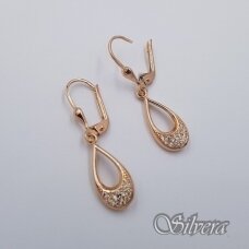 Auksiniai auskarai su cirkoniais AE452