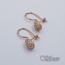 Auksiniai auskarai su cirkoniais AU131