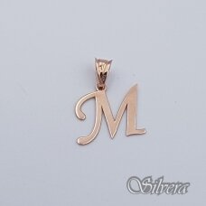Auksinis pakabukas raidė "M"