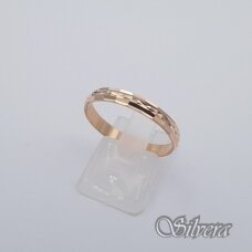 Auksinis vestuvinis žiedas VZ13; 19,5 mm