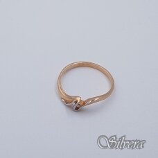 Auksinis žiedas su cirkoniu AZ59; 16 mm