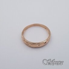 Auksinis žiedas AZ669; 17,5 mm