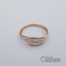 Auksinis žiedas AZ697; 18 mm