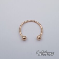 Auksinis žiedas AZ711; 16 mm