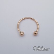 Auksinis žiedas AZ711; 17 mm