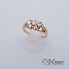 Auksinis žiedas su cirkoniais AZ193; 20 mm