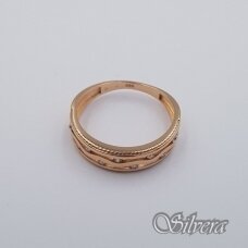 Auksinis žiedas su cirkoniais AZ661; 18,5 mm