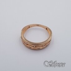 Auksinis žiedas su cirkoniais AZ661; 19 mm