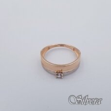 Auksinis žiedas su cirkoniu AZ566; 20 mm
