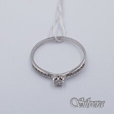 Auksinis žiedas su deimantais AZ904; 18 mm