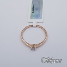 Auksinis žiedas su deimantu AZ909; 17 mm