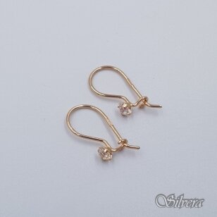 Auksiniai auskarai su cirkoniais AE211