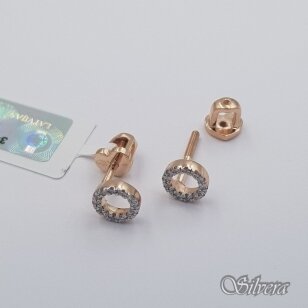 Auksiniai auskarai su deimantais AU987