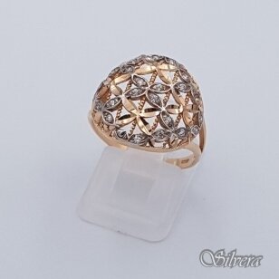 Auksinis žiedas AZ398; 18 mm