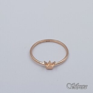 Auksinis žiedas AZ616; 15 mm