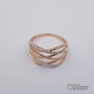 Auksinis žiedas AZ666; 19,5 mm