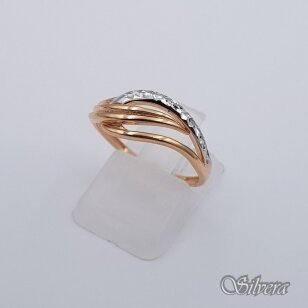 Auksinis žiedas AZ696; 18 mm