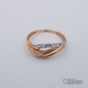 Auksinis žiedas AZ696; 18 mm