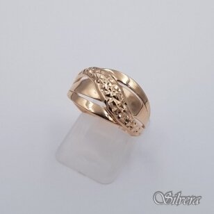Auksinis žiedas AZ707; 18 mm