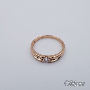 Auksinis žiedas su cirkoniu AZ564; 20 mm