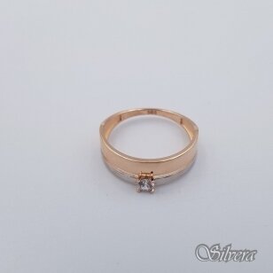 Auksinis žiedas su cirkoniu AZ566; 20 mm