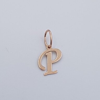 Zelta piekariņš vēstule "P" Zelta piekariņš vēstule "P"