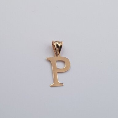 Zelta piekariņš vēstule "P" Zelta piekariņš vēstule "P"