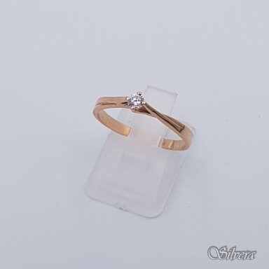 Auksinis žiedas su cirkoniu AZ119; 18 mm Auksinis žiedas su cirkoniu AZ119; 18 mm