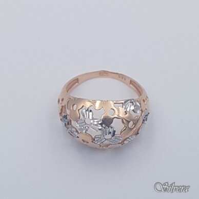 Auksinis žiedas AZ417; 18,5 mm