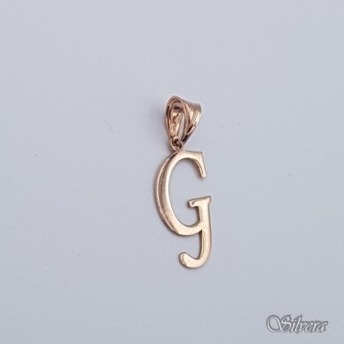 Auksinis pakabukas raidė "G" 1