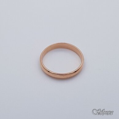 Auksinis vestuvinis žiedas VZ03; 15,5 mm 1