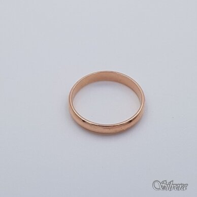 Auksinis vestuvinis žiedas VZ03; 16,5 mm 1
