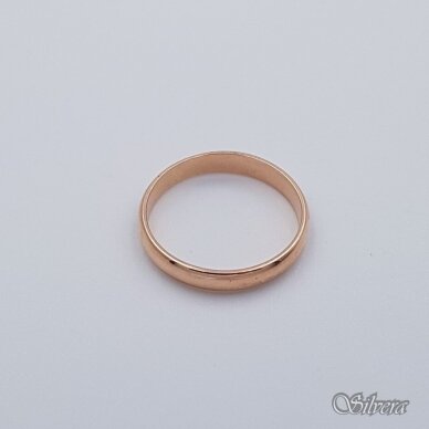 Auksinis vestuvinis žiedas VZ03; 17,5 mm 1