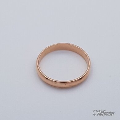 Auksinis vestuvinis žiedas VZ03; 23,5 mm 1