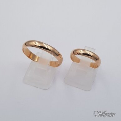 Auksinis vestuvinis žiedas VZ04; 16 mm 2