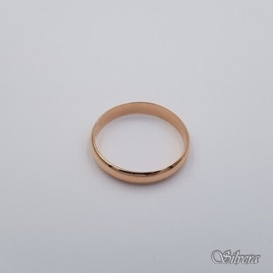 Auksinis vestuvinis žiedas VZ04; 16,5 mm 1