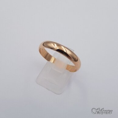 Auksinis vestuvinis žiedas VZ04; 17,5 mm