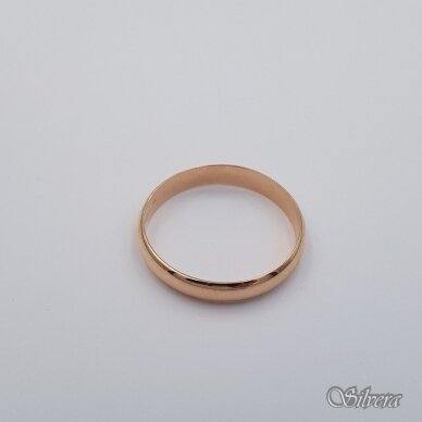 Auksinis vestuvinis žiedas VZ04; 17,5 mm 1