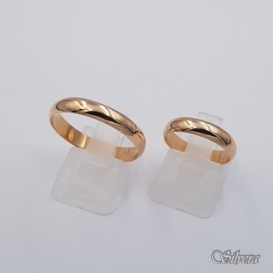 Auksinis vestuvinis žiedas VZ04; 18 mm 2