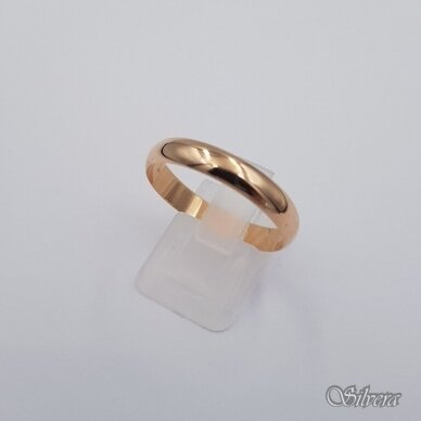 Auksinis vestuvinis žiedas VZ04; 18,5 mm