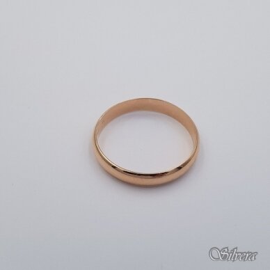 Auksinis vestuvinis žiedas VZ04; 18,5 mm 1